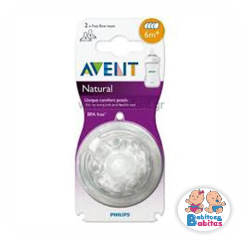 CHUPO AVENT NATURAL x2 RAPIDO 4 GOTAS SCF044/27